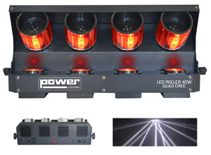 POWER LIGHTING,JEUX LUMIERE 4X10W RGBW ROLLER SCAN